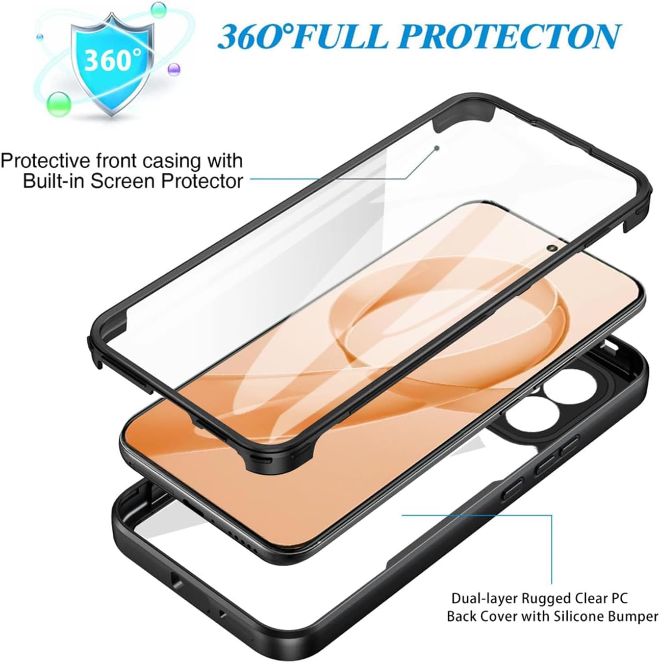 Xiaomi Poco F8 Pro / F8 Ultra Case 360 Full Body Screen Protector Cover