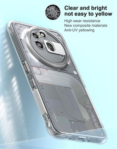 Nothing Phone (3a) Pro Case Clear Silicone Shockproof Gel Phone Cover
