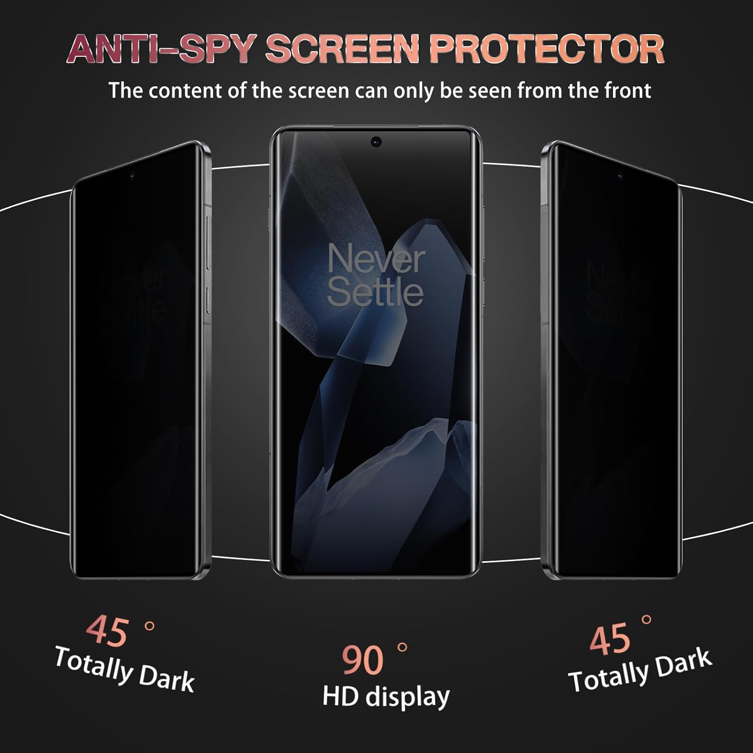 OnePlus 13 Screen Protector Privacy Anti-Spy