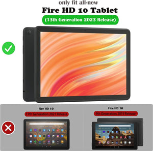 Amazon Fire HD 10 2023 Case Stand Cover & Screen Protector