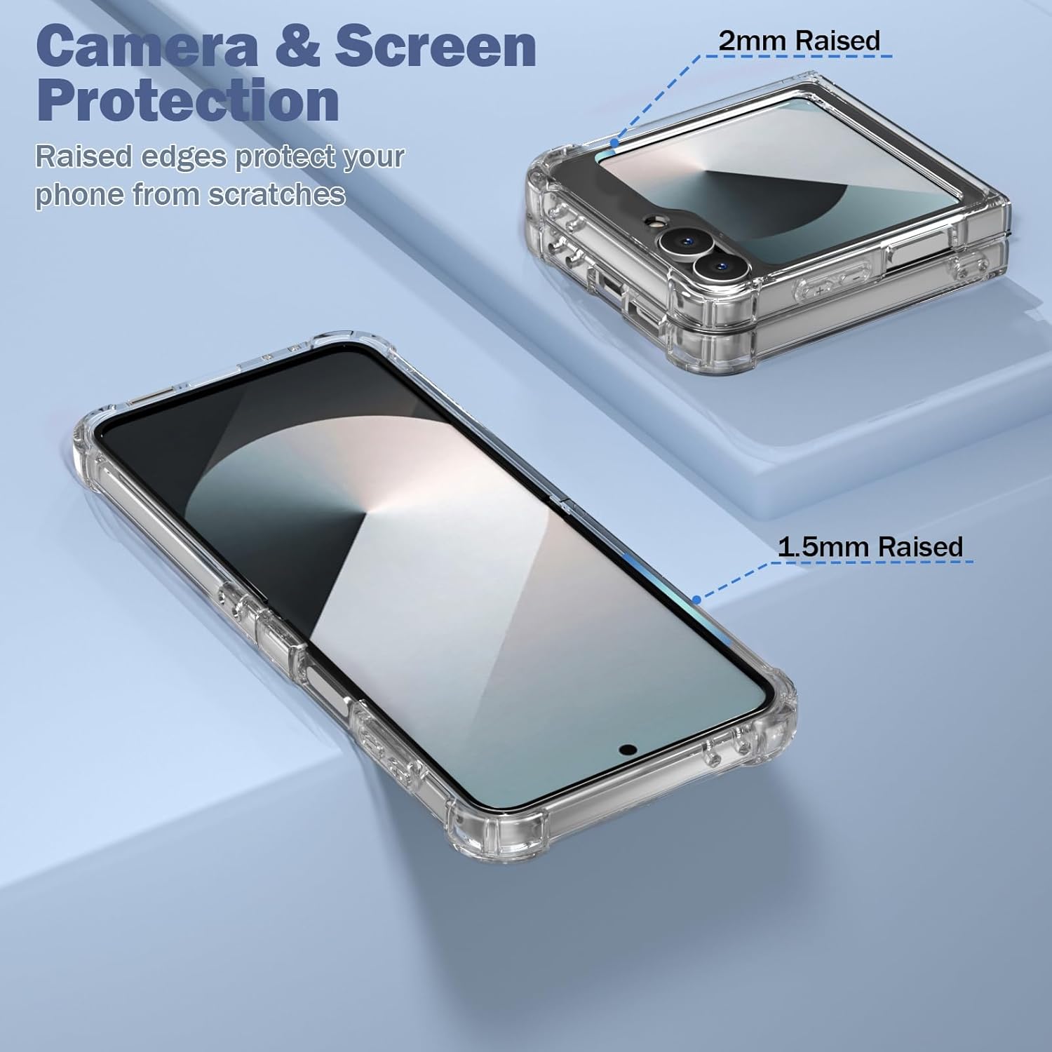 Samsung Galaxy Z Flip 7 FE Case Clear Phone Cover