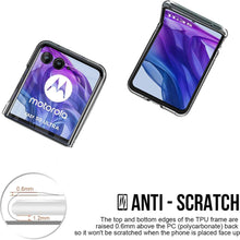 Motorola Razr 50 Ultra Case Clear Hard Phone Cover