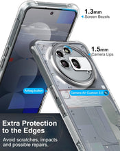 Nothing Phone (3a) Pro Case Clear Silicone Shockproof Gel Phone Cover