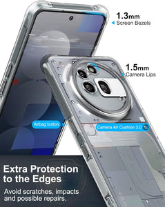 Nothing Phone (3a) Pro Case Clear Silicone Shockproof Gel Phone Cover
