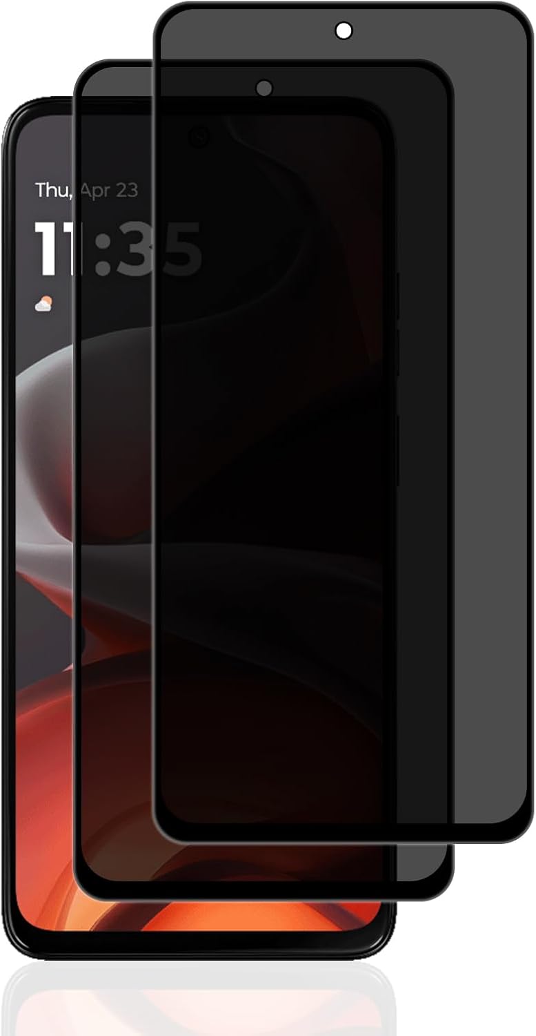 Motorola Moto G15 Screen Protector Privacy Anti-Spy Glass