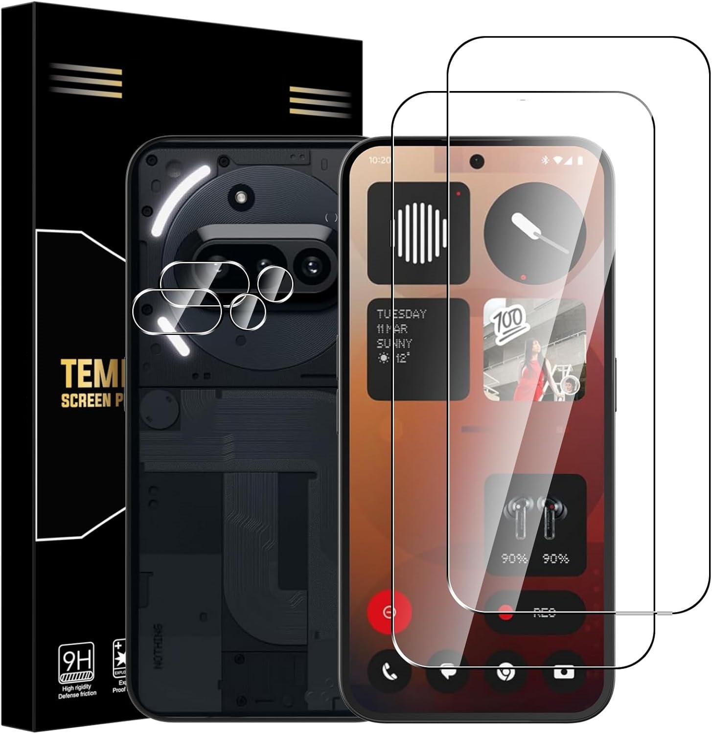Nothing Phone (3a) Screen Protector & Camera lens