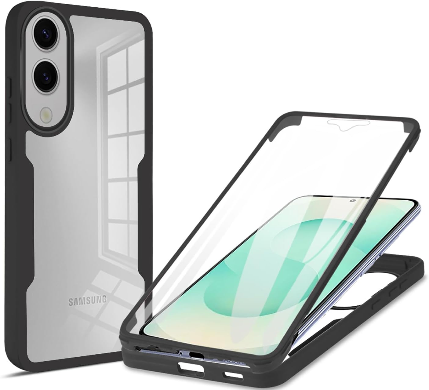 Samsung Galaxy S25 Edge Case 360 Full Body Screen Protector Cover