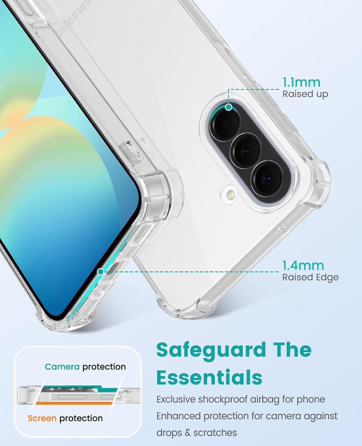 Samsung Galaxy A27 Case Clear Gel Phone Cover
