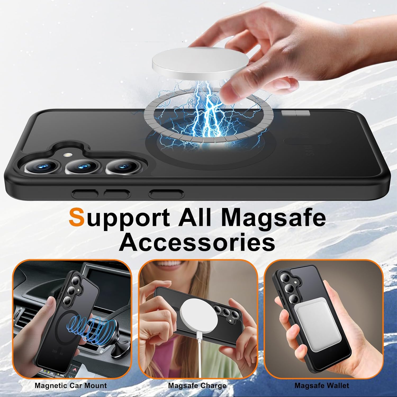 Samsung Galaxy S25 / S25 / Plus / S25 Ultra  Case Magsafe Phone Cover Magnetic