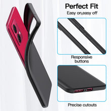 Motorola Moto G84 5G Case Matte Soft Black Gel Phone Cover