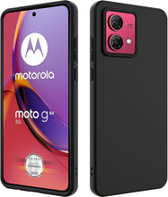 Motorola Moto G84 5G Case Matte Soft Black Gel Phone Cover