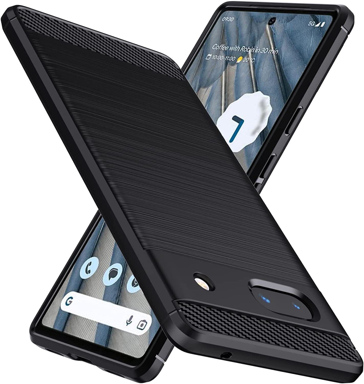 Google Pixel 7a Case Carbon Fibre Phone Cover