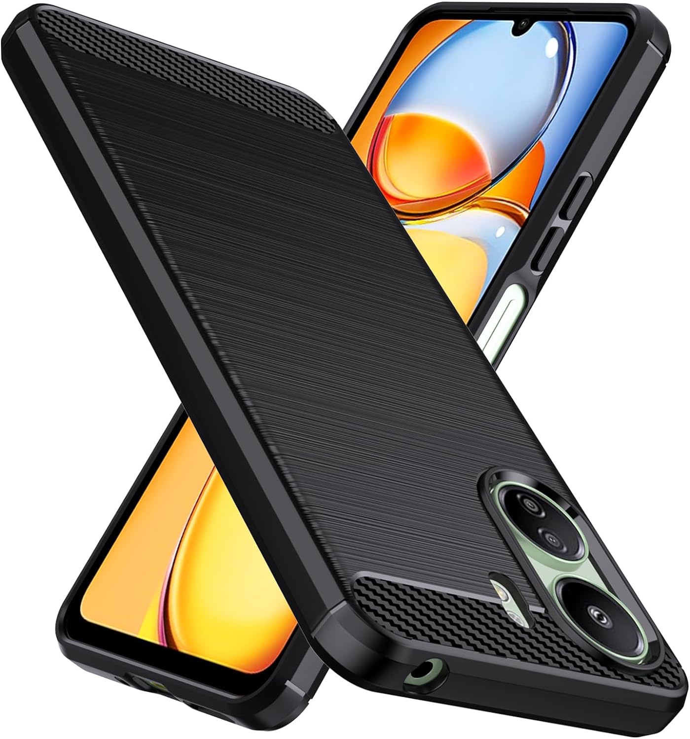 Xiaomi Redmi 13C / Poco C65 Case Carbon Fibre Phone Cover