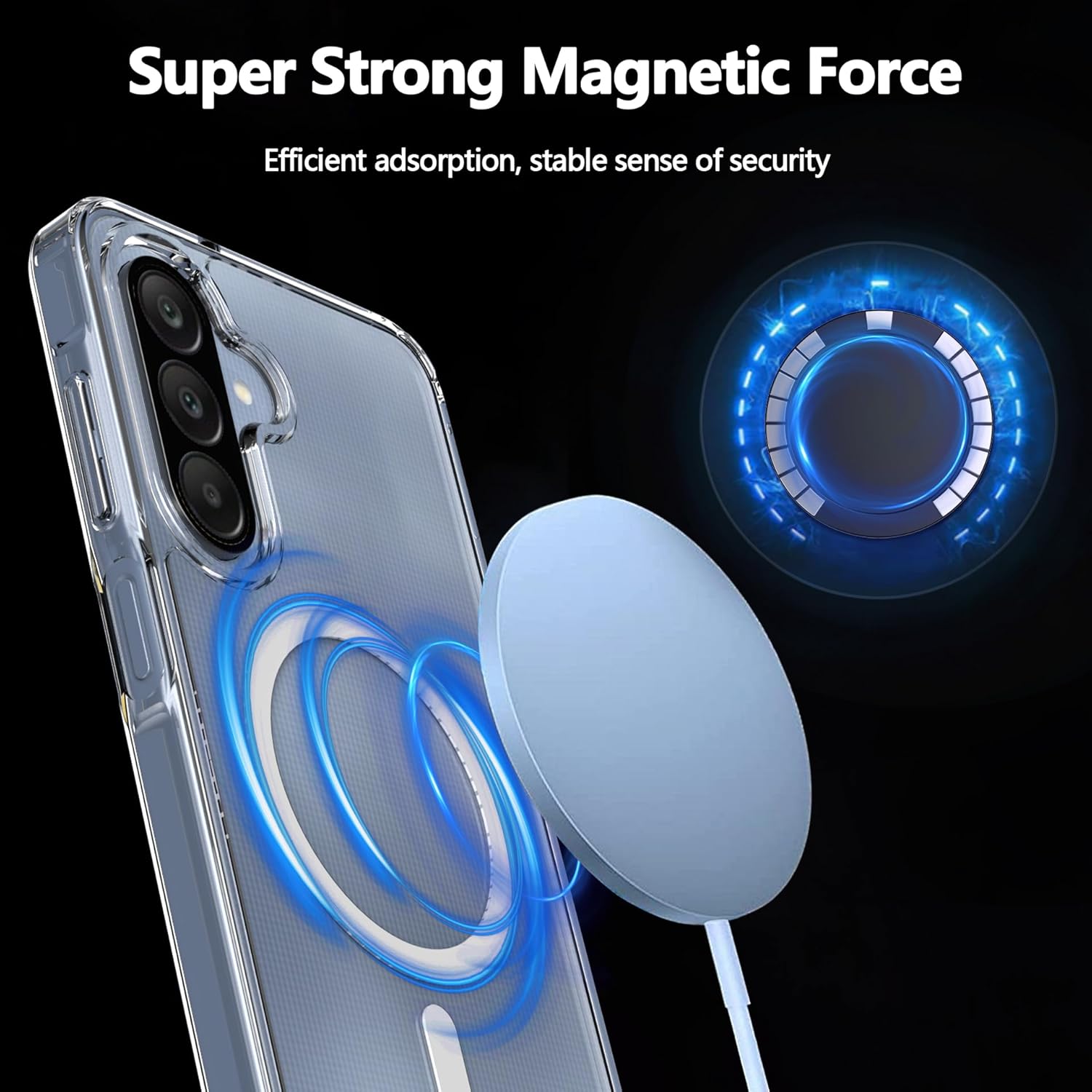 Samsung Galaxy A17 4G/5G Clear Case Magsafe Phone Cover + Glass Screen Protector