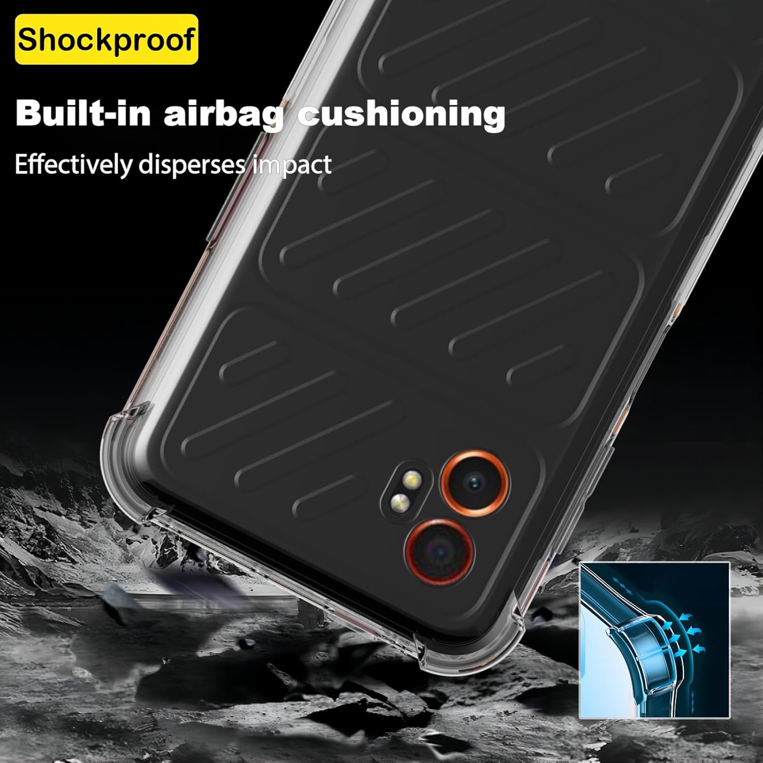 Samsung Galaxy XCover 7 Pro Case Clear Phone Cover