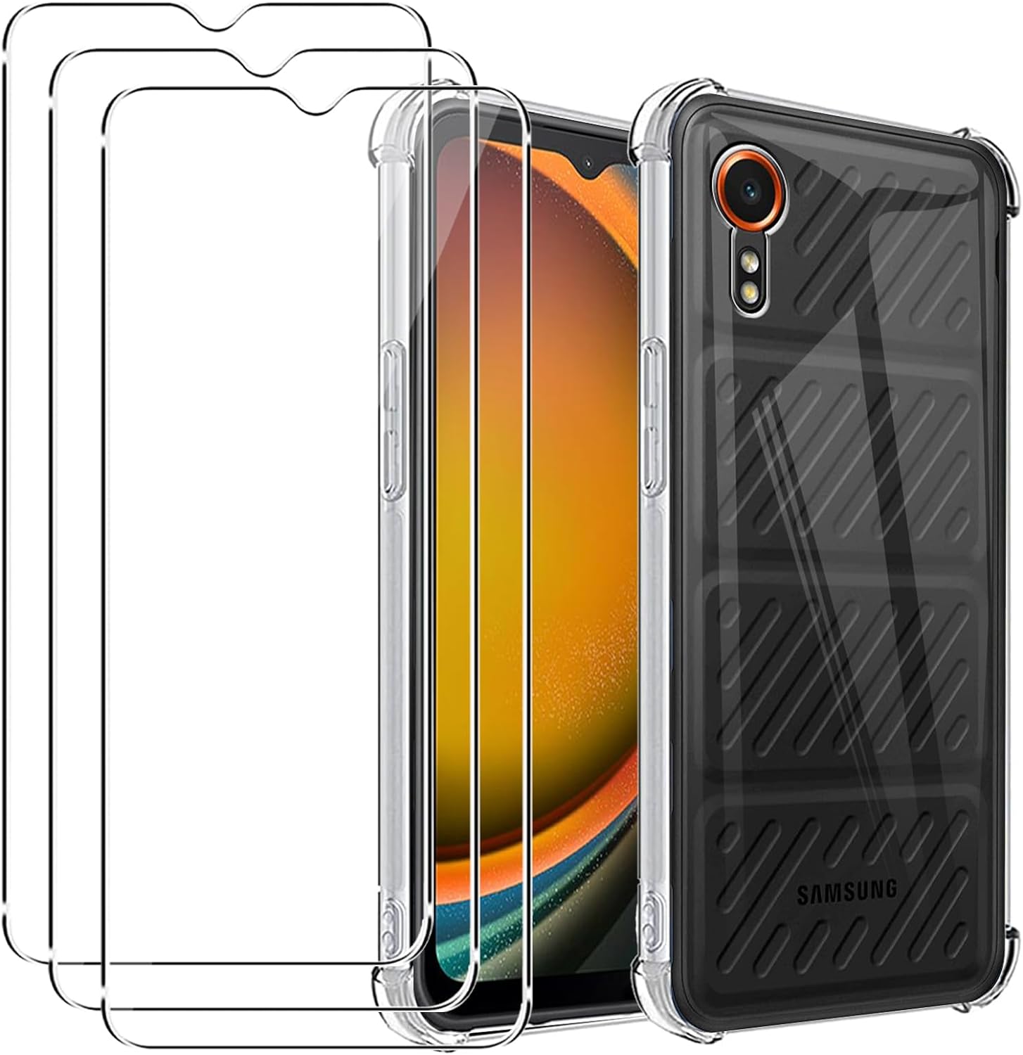 Samsung Galaxy Xcover 7 Case Clear Phone Cover & Screen Protector