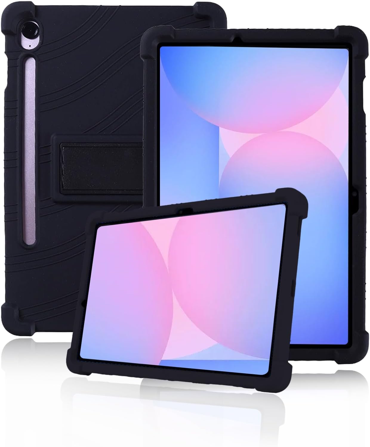 Samsung Galaxy Tab S10 FE Case Tablet Stand Cover Kids Heavy duty Shockproof Black