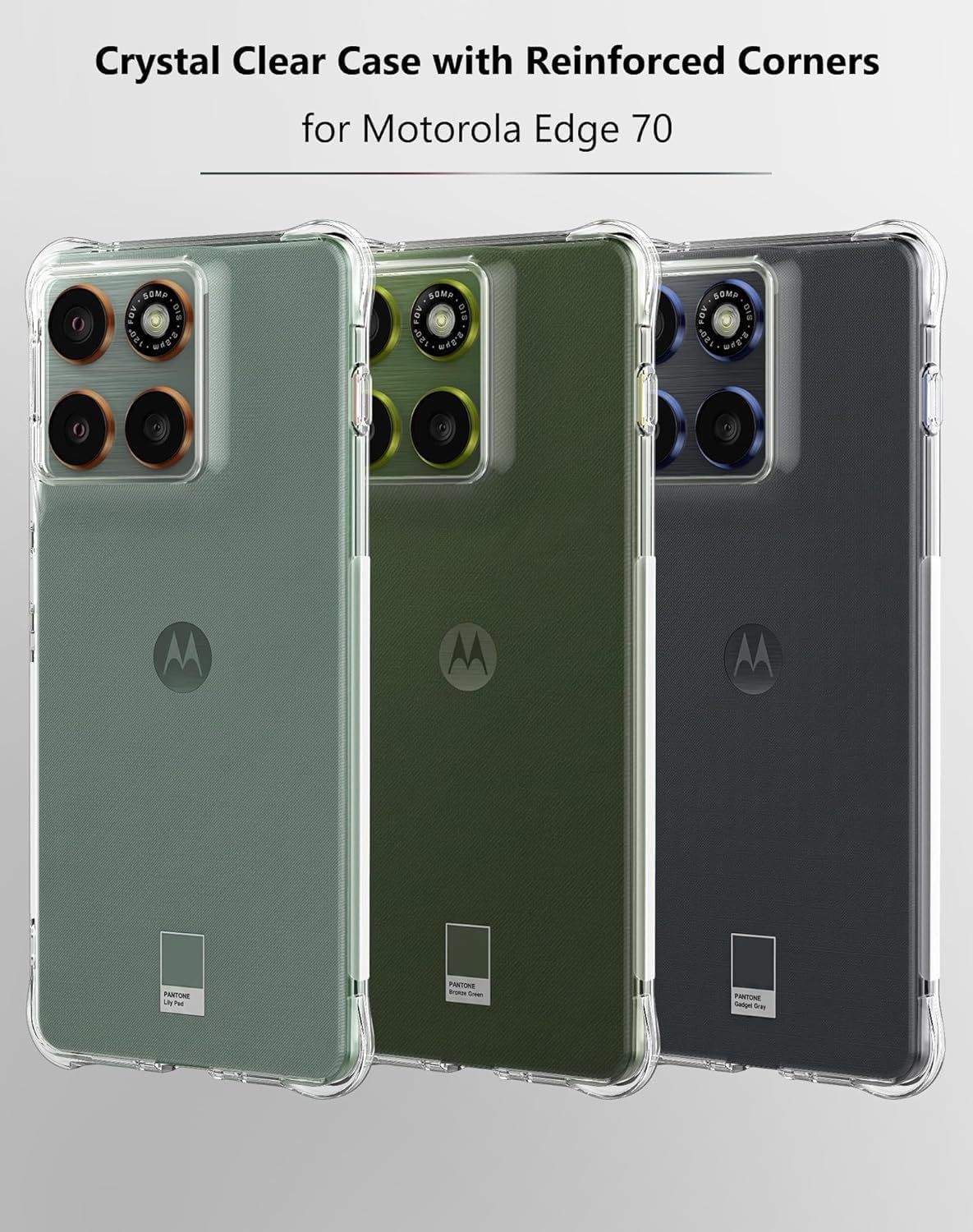 Motorola Edge 70 Case Clear Phone Cover