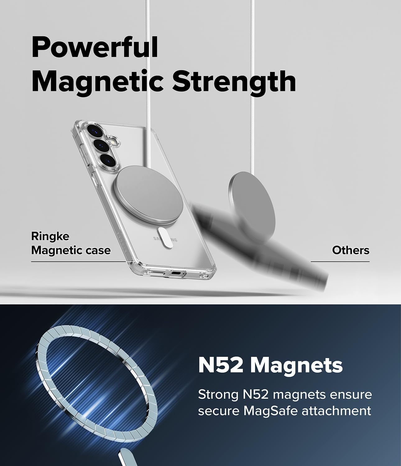 Samsung Galaxy S26 S26 Plus S26 Ultra Clear Case Magsafe Phone Cover Magnetic