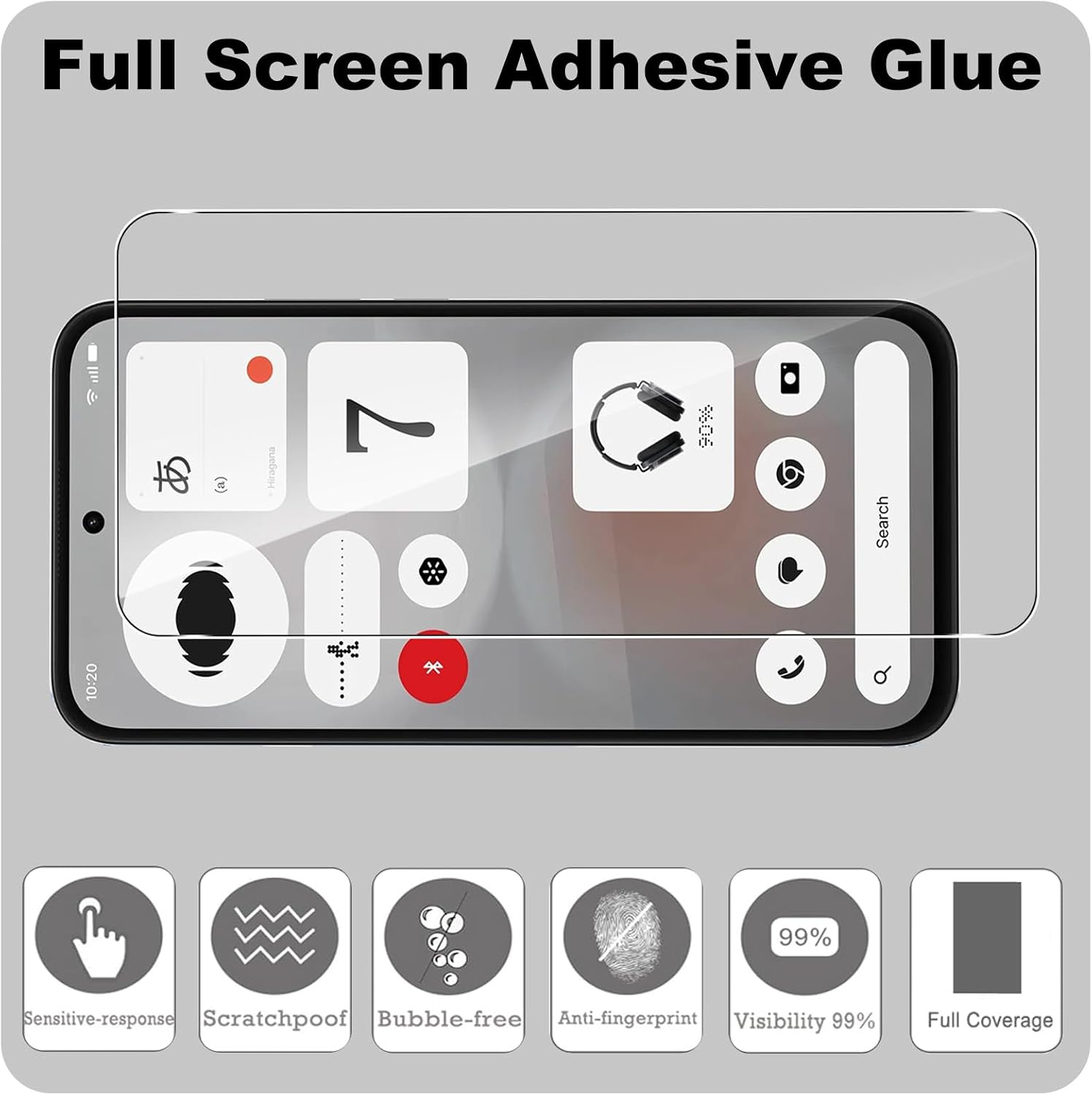 Nothing Phone (4b) Screen Protector Glass 2 Pack