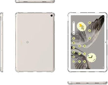 Google Pixel Tablet Case Clear Shockproof Cover Glass Screen Protector