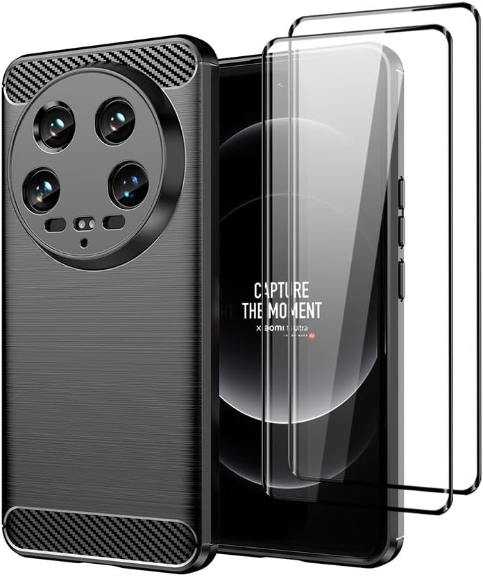 Copy of Xiaomi 14 Ultra Case Carbon Fibre Phone Cover & Screen Protector