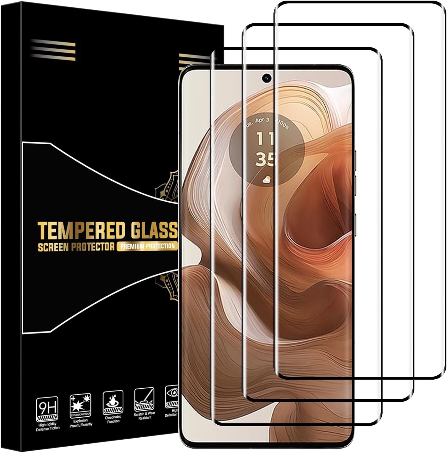 Motorola Edge 50 Ultra Screen Protector Glass Full Cover
