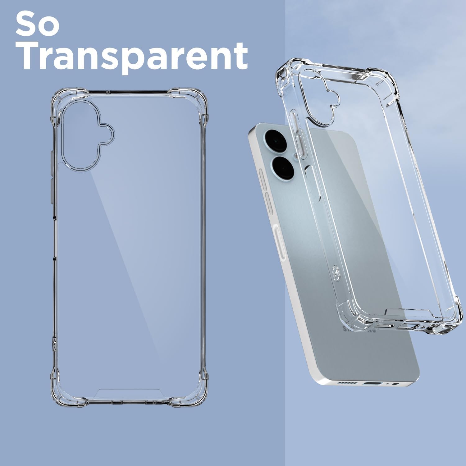 Samsung Galaxy A07 4G Case Clear Silicone Phone Gel Cover