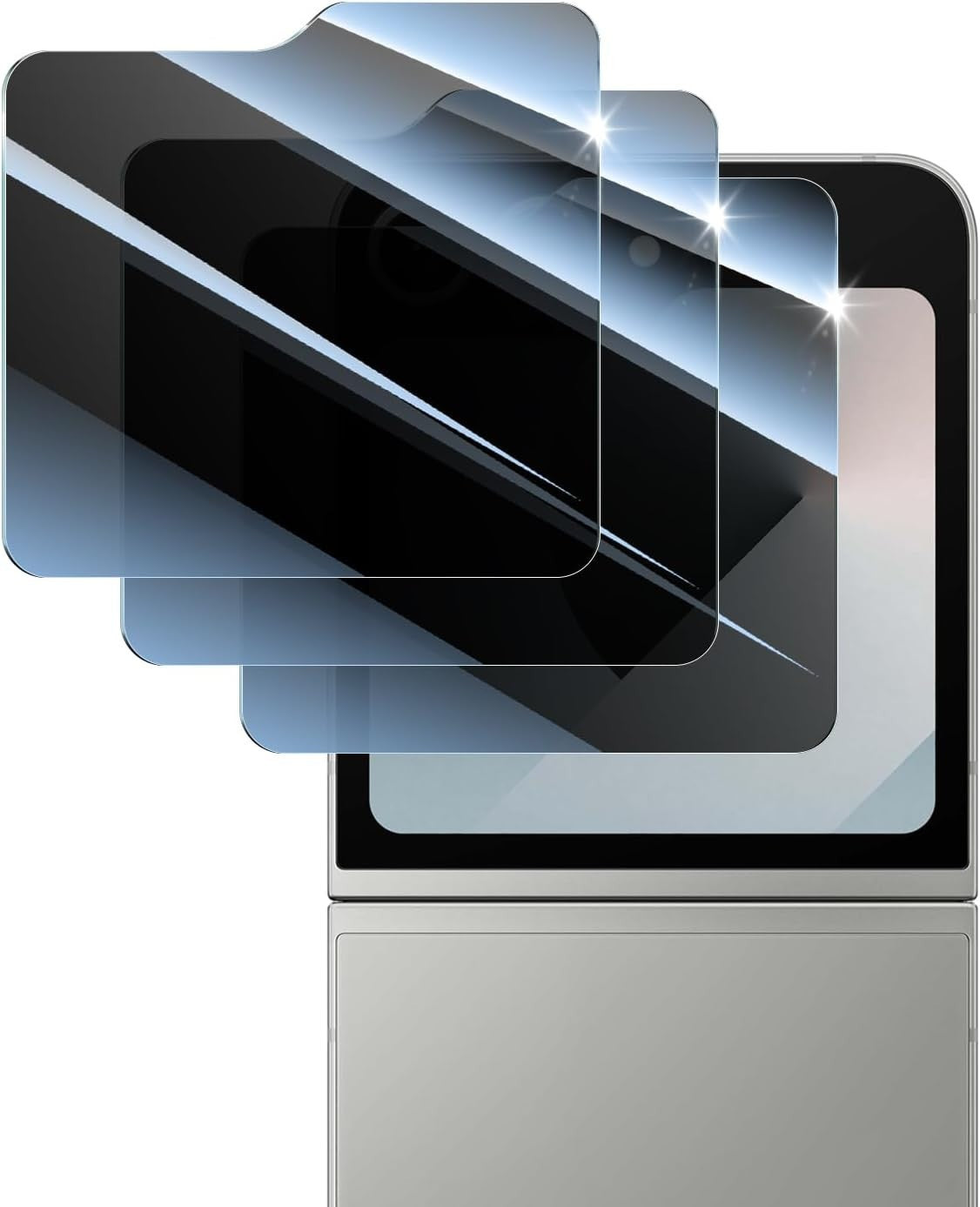 Samsung Galaxy Z Flip 5 6 7 FE Screen Protector Privacy Anti-Spy Glass
