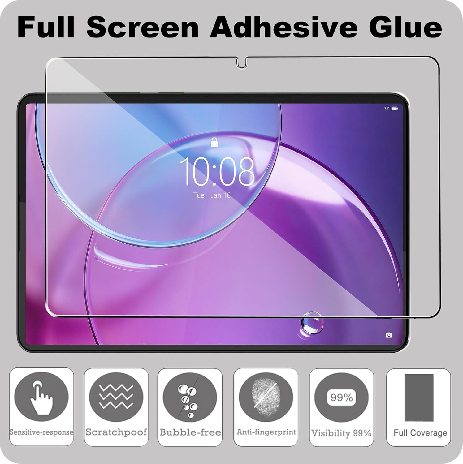 Lenovo Idea Tab Pro Gen 2 Glass Screen Protector [2 Pack}