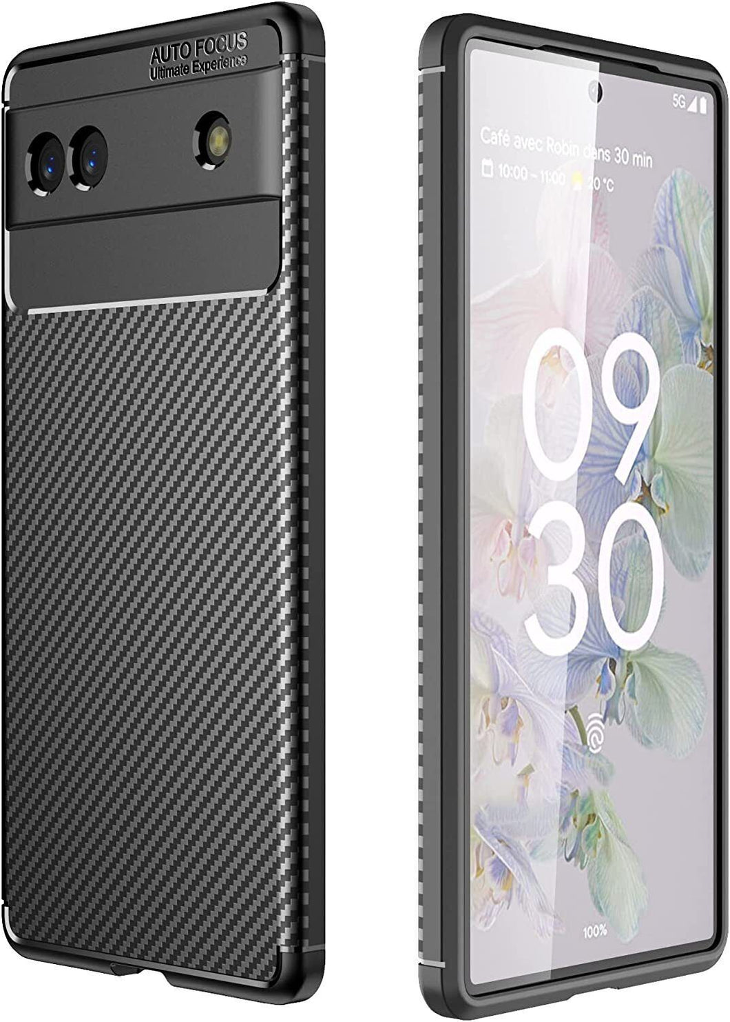 Google Pixel 7a Case Carbon Fibre Phone Cover