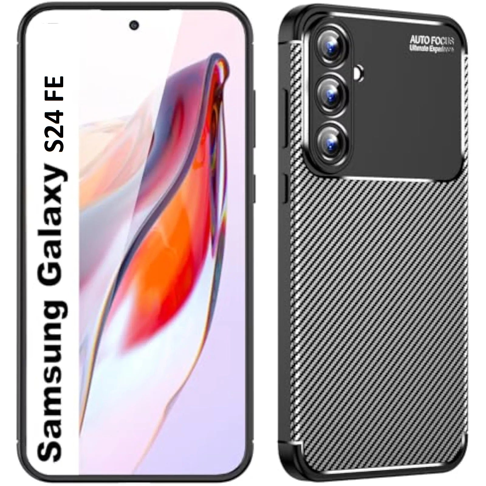 Samsung Galaxy S24 FE Case Carbon Fibre Phone Cover