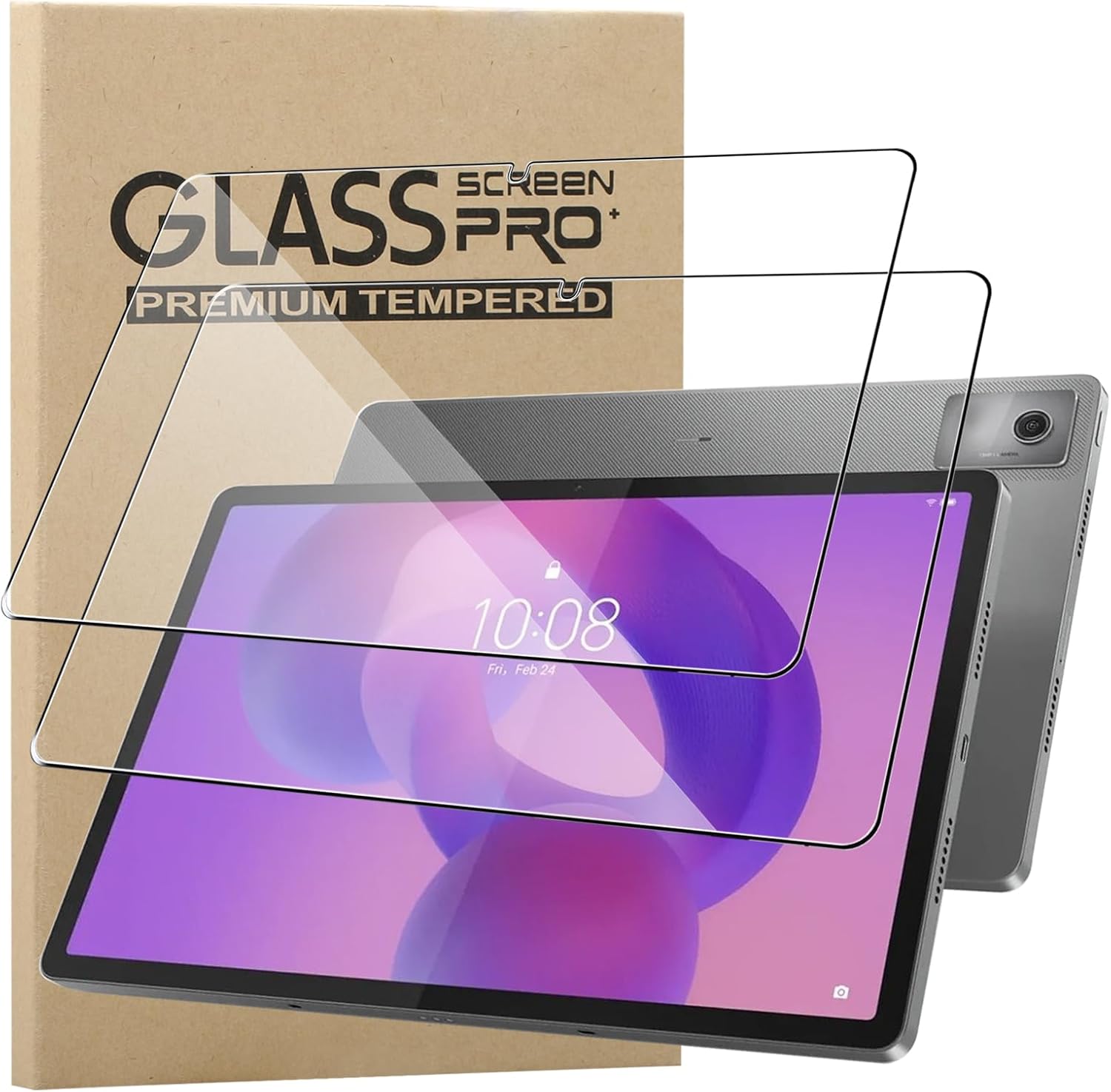 Lenovo Idea Tab Plus Glass Screen Protector [2 Pack}