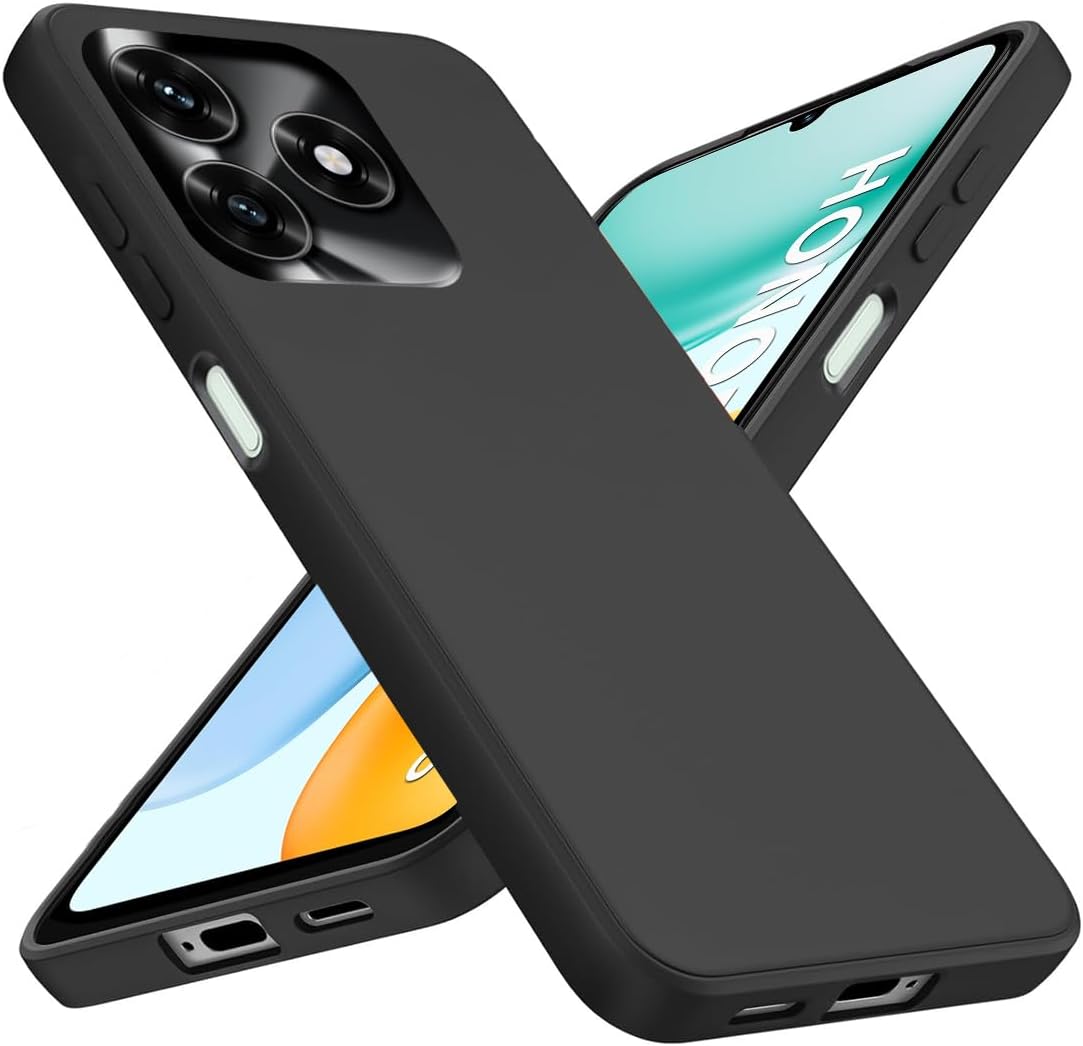 Honor X5c Plus Case Matte Soft Black Gel Phone