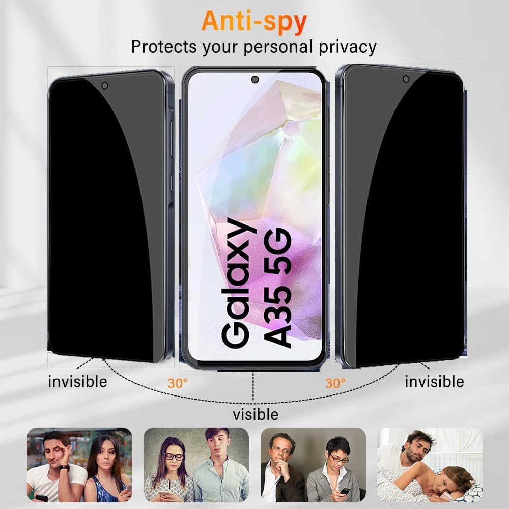 Samsung Galaxy A35 5G Screen Protector Privacy Anti-Spy