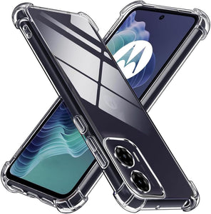 Motorola Moto G05/E15 Case Clear Silicone Shockproof Gel Phone Cover