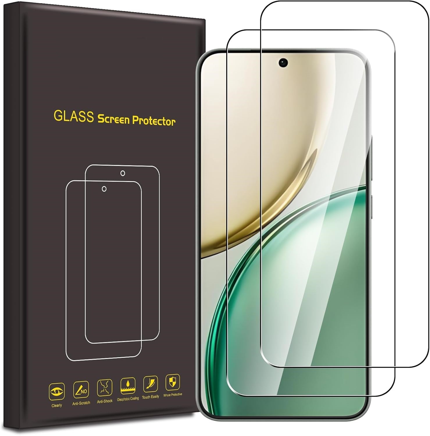 Honor Magic 8 Lite Pro Screen Protector Glass 2 Pack