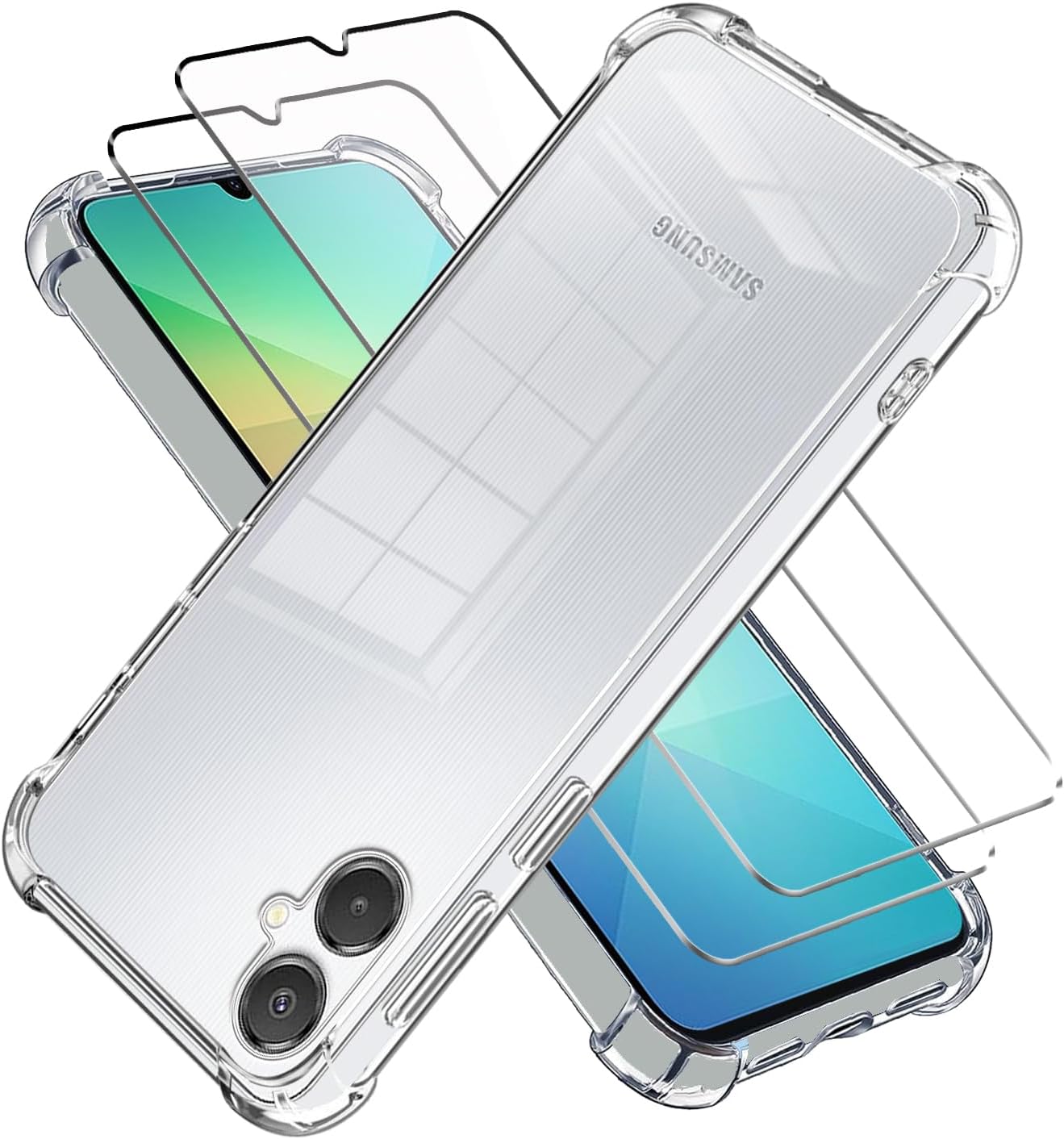 Samsung Galaxy A07 4G Case Clear Phone Cover & Screen Protector