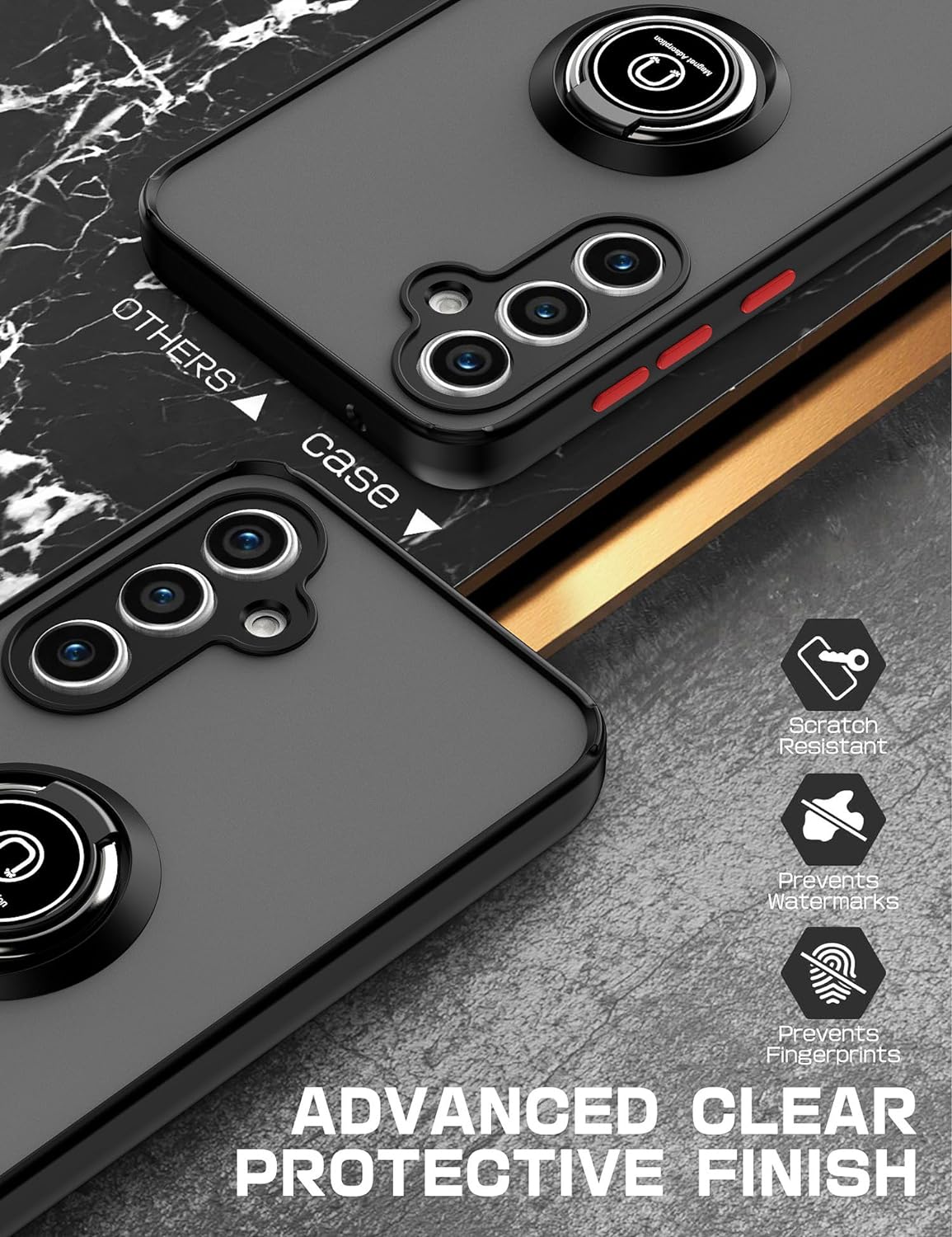 Samsung Galaxy A55 5G Case Kickstand Shockproof Cover Heavy Duty