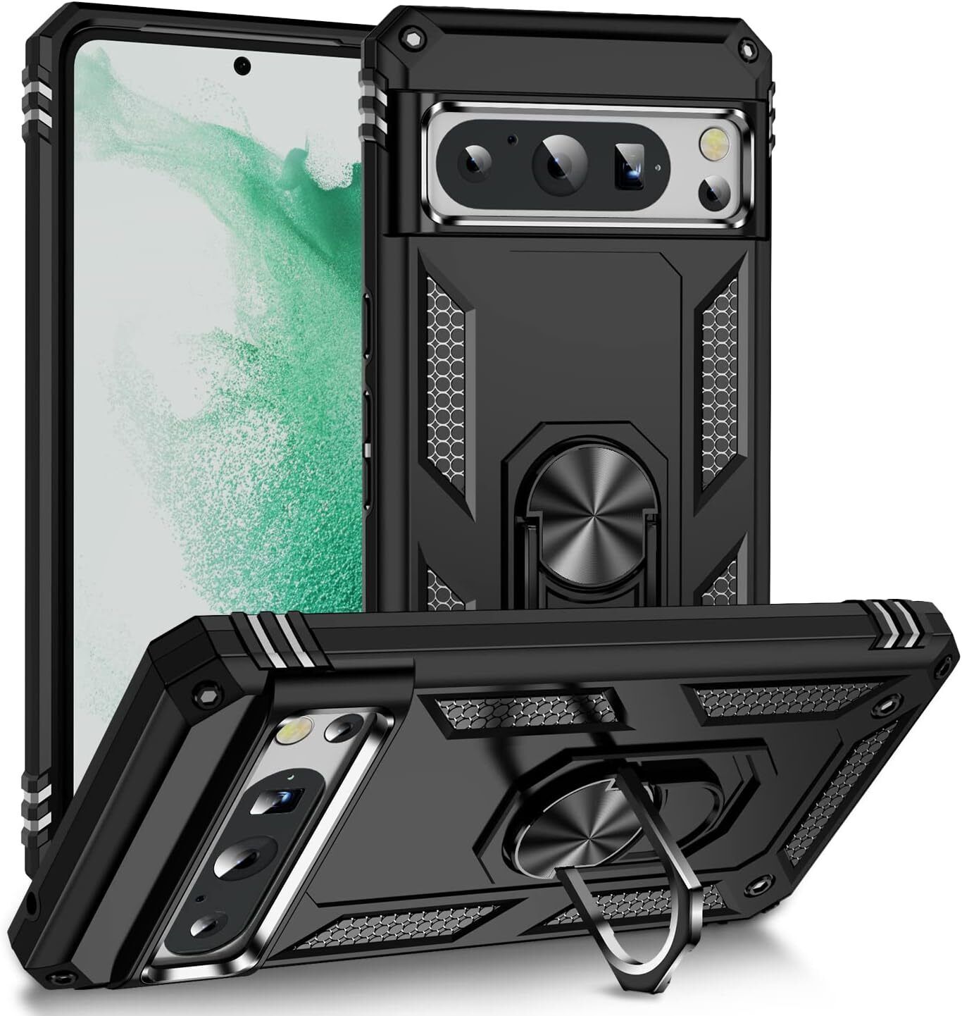 Google Pixel 8 / 8 pro Shockproof Ring Stand Phone Cover