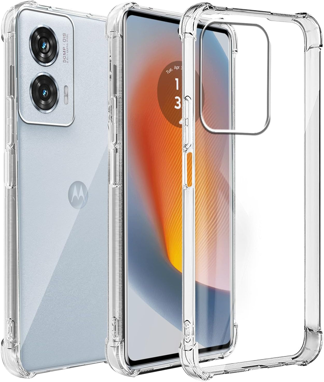 Motorola S50 Neo Case Clear Silicone Shockproof Gel Phone Cover