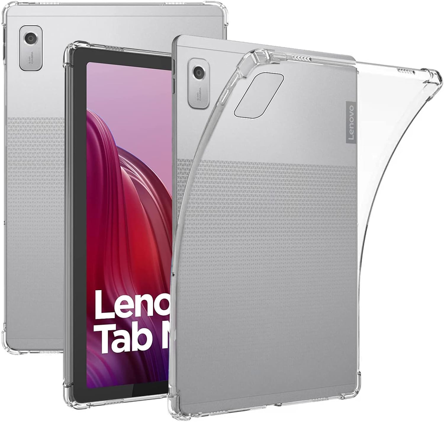 Lenovo Tab M9 Case Clear Shockproof Cover 12.3"