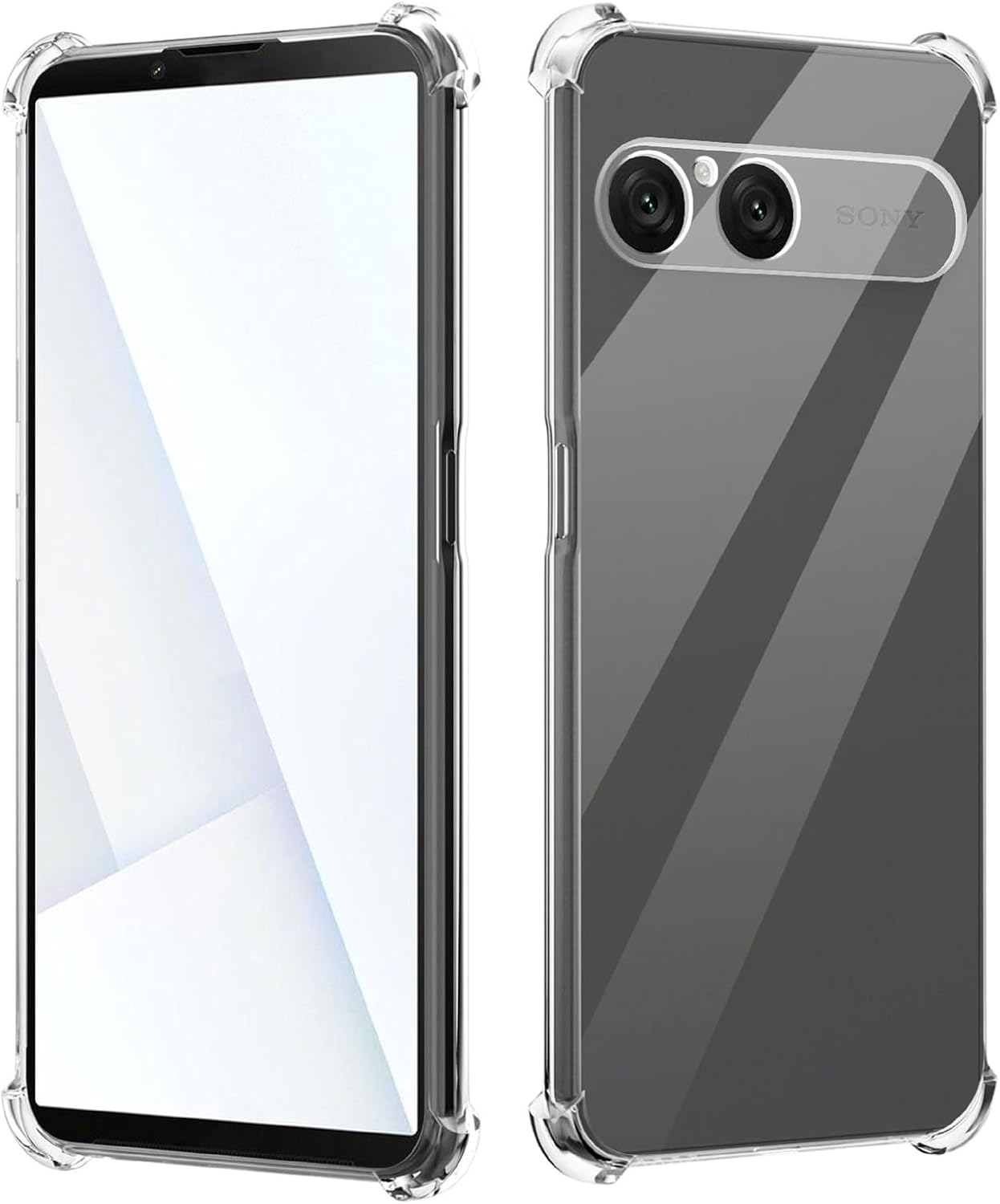 Sony Xperia 10 VII Case Clear Silicone Shockproof Gel Phone Cover