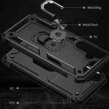 Samsung Galaxy A05s Case Shockproof Ring Stand Phone Cover + Screen Protector