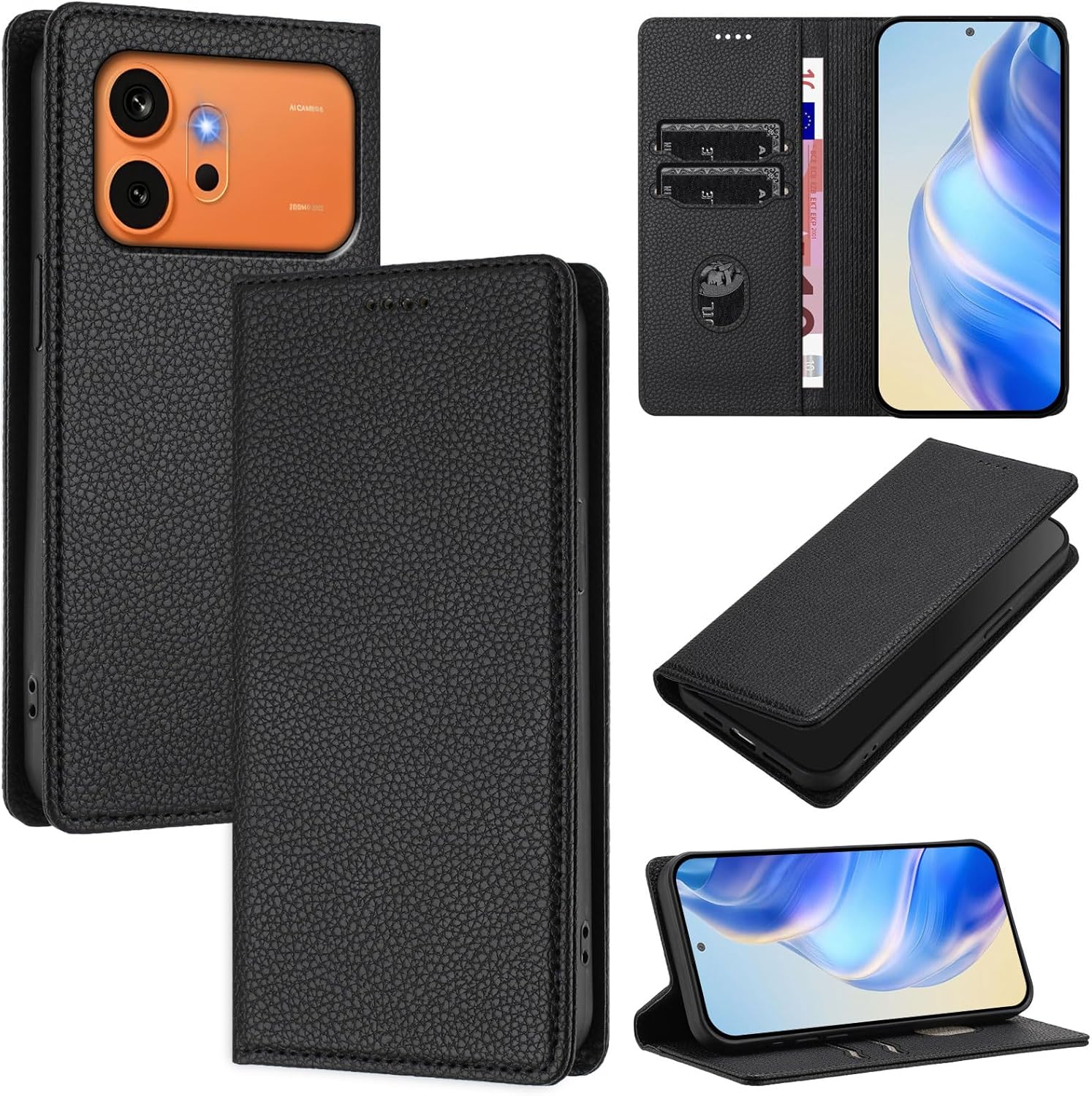 Honor 600 / Lite / Pro Case Leather Wallet Flip Book Stand Phone Cover RFID