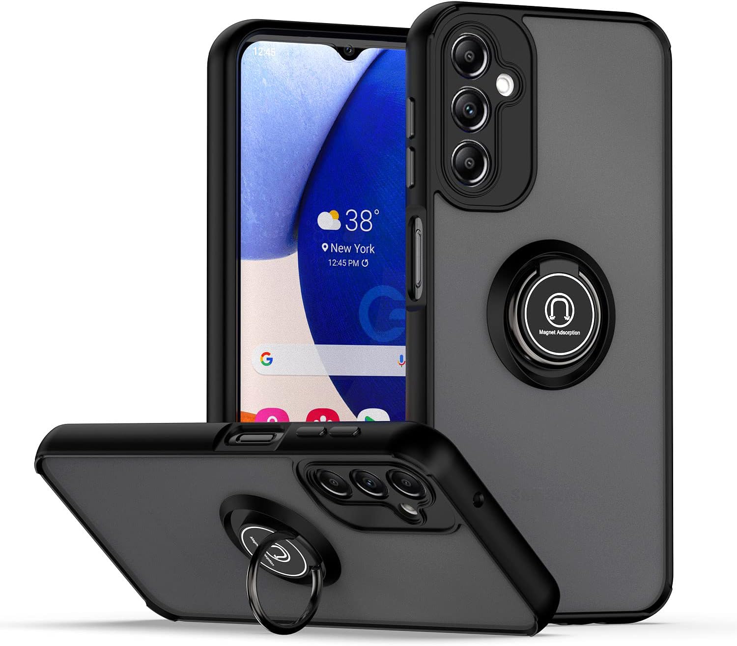 Samsung Galaxy A15 4G/5G  Case Kickstand Shockproof Cover Heavy Duty & Screen Protector