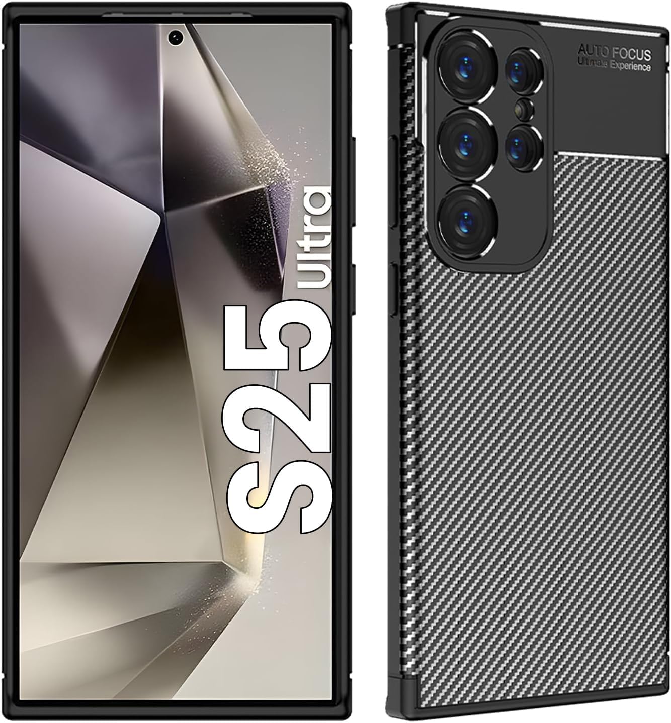 Samsung Galaxy S25 / S25 / Plus / S25 Ultra Case Carbon Fibre Phone Cover