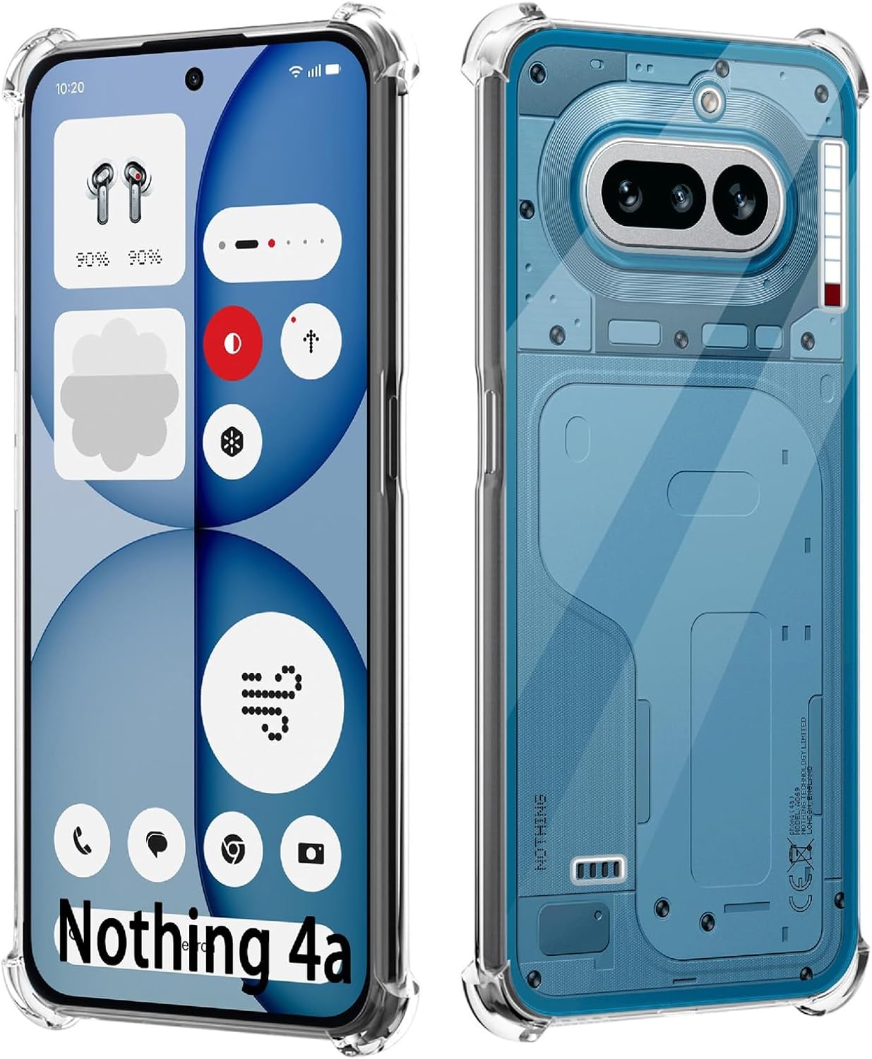 Nothing Phone (4a) Case Clear Silicone Shockproof Gel Phone Cover