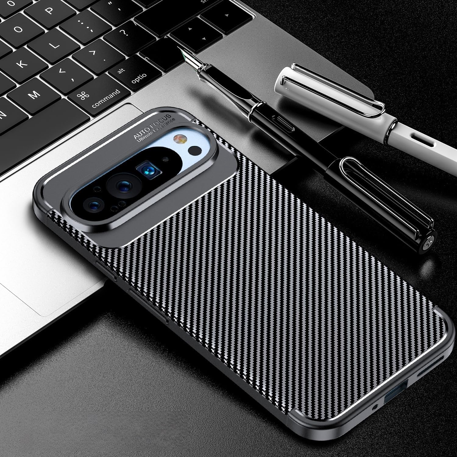 Google Pixel 9 / 9 Pro / XL Case Carbon Fibre Phone Cover
