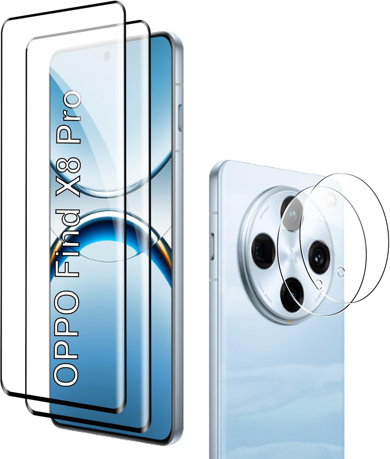 Oppo Find X8 / X8 Pro Screen Protector & Camera lens